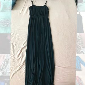 Black maxi dress